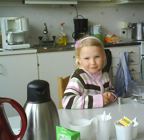 Micaela's första tävling