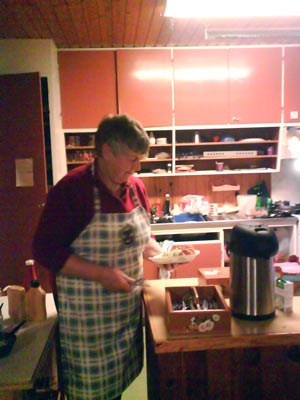 Full fart i köket som vanligt!